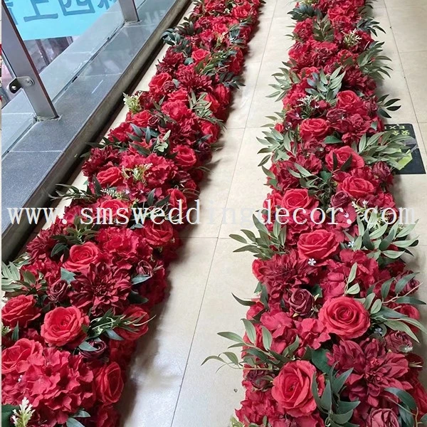 floral runner centerpieces