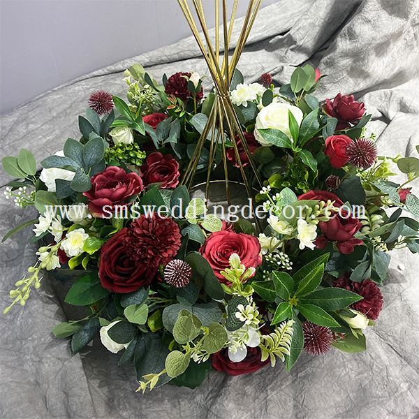 floral candle rings for pillar candles