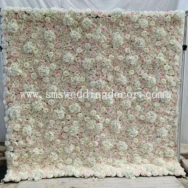 custom flower wall
