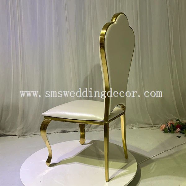 white leather high back chair
