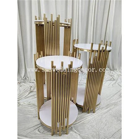round pedestal display stands