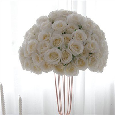 Witte bloemenballen voor middelpunten