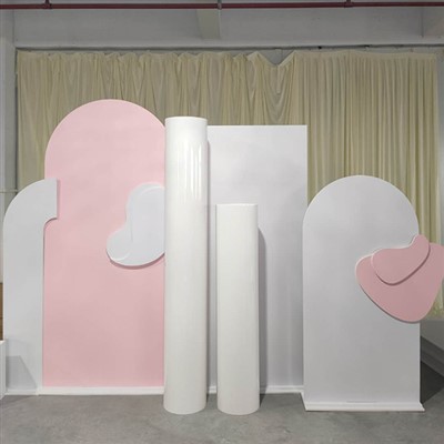 Chiara achtergrond gewelfde muur