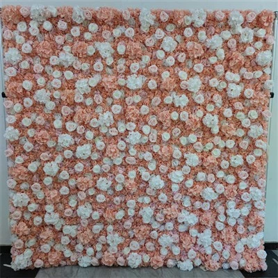 Bloemen muur bruiloft achtergrond